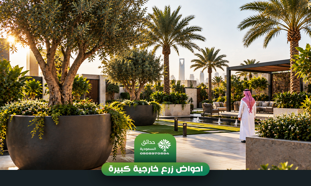 تركيب احواض زرع خارجية كبيرة بالرياض