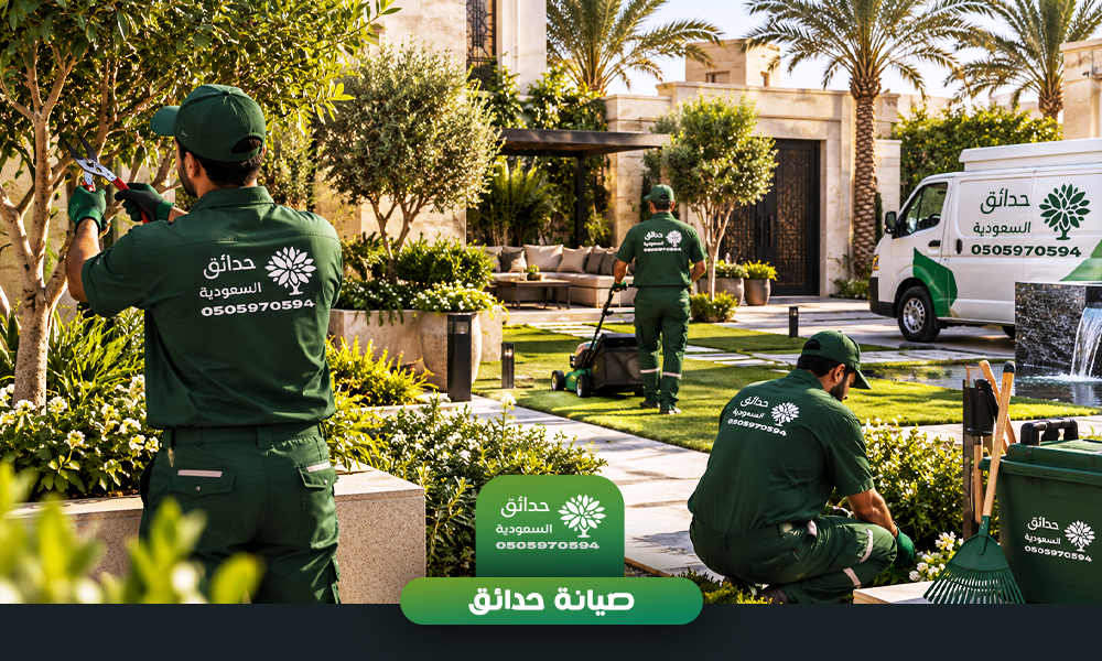 صيانة حدائق في السعودية